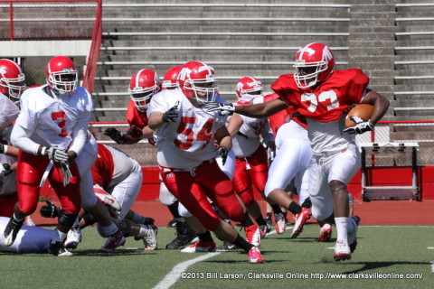 APSU Football held their second scrimmage Saturday, April 13th, 2013.