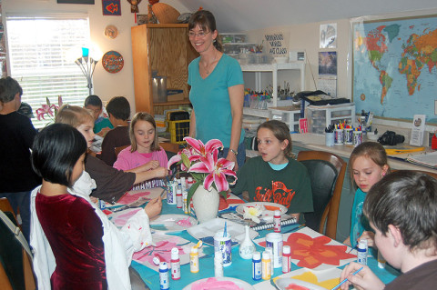 Kristi Huang Class in Studio