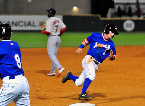 Nashville Sounds Scooter Gennett. (Michael Strasinger - SportsNashville.net)