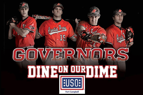 "Dine on our Dime" this Sunday at APSU baseball game