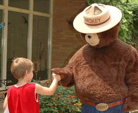 Smokey Bear to be at LBL's River Days Saturday, May 25th. (Land Between the Lakes)