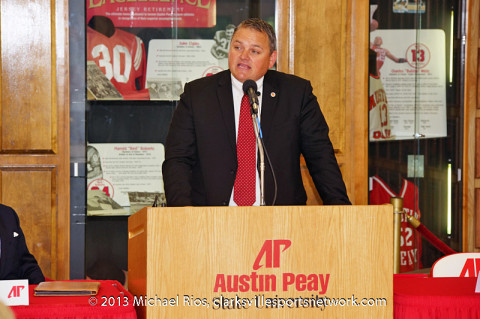 APSU's Athletic Director Derek van der Merwe.