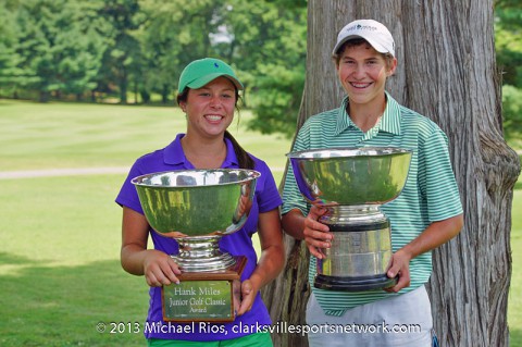 Alexa Rippy and Hunter Richardson are the 2013 Hank Miles Junior City Amateur Champions.