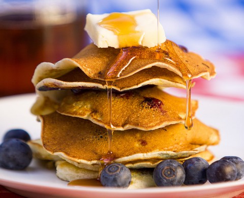 Lemon Blueberry Pancakes