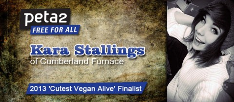 2013 'Cutest Vegan Alive' Finalist Kara Stallings