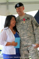 Christine Walrath shares a laugh with her husband Col. Daniel R. Walrath