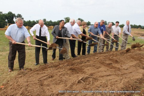 The groundbreaking for Richellen Park in southern Montgomery County