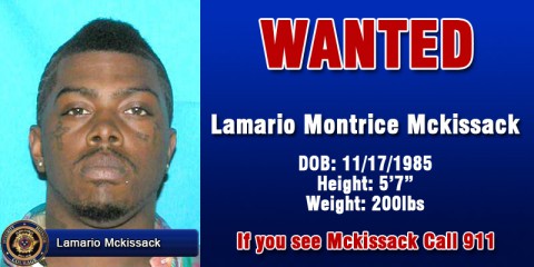 Lamario Montrice Mckissack is wanted by Clarksville Police.