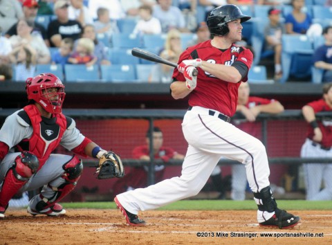 Nashville Sounds' Hunter Morris.