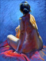 Who Knows the Future, a painting in pastel colors Who Knows the Future, a painting in pastel colors