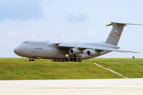 Lockheed C-5A aircraft, #69-0014.