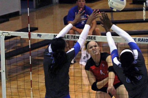 Austin Peay Volleyball's Sammie Ebright. (APSU Sports Information)