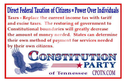 Federal Direct Citizen Taxes = Unconstitutional Power Over Reach Federal Direct Citizen Taxes = Unconstitutional Power Over Reach