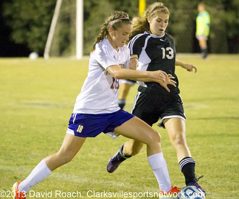 Clarksville High School Soccer vs. Rossview High School. 