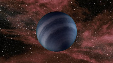 This artist's conception portrays a free-floating brown dwarf, or failed star. (Image credit: NASA/JPL-Caltech)