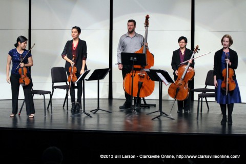 The Toomai Qunitet at the George and Sharon Mabry Concert Hall