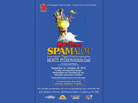 Monty Python's "Spamalot" at Clarksville's Roxy Regional Theatre