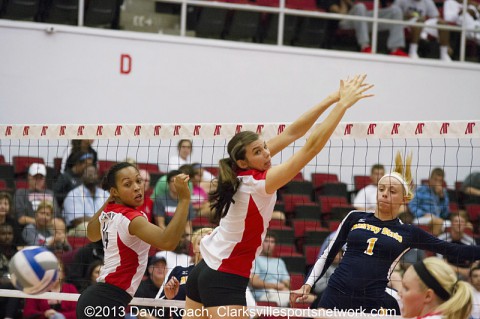 Austin Peay Volleyball hosts two OVC matches this weekend. (David Roach-Clarksville Sports Network)