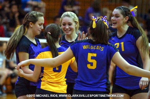 Clarksville High School Volleyball. (Michael Rios-Clarksville Sports Network)