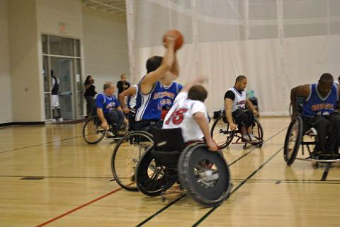 Music City Lightning wheelchair basketball team. Music City Lightning wheelchair basketball team.