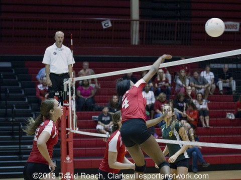 Rossview Volleyball defeats Northwest High 3-0 in District 10-AAA Tournament.