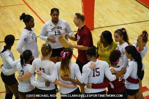 West Creek High School Volleyball season ends at Portland.