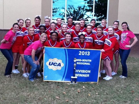 2013-2014 Montgomery Central High School Varsity Cheerleaders