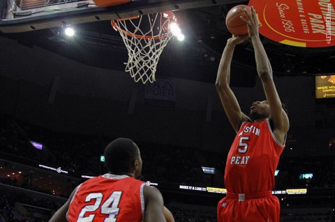 APSU's Chris Horton scores career-high 23 points in win over Montana State. Austin Peay Men's Basketball. (Brittney Sparn-APSU Sports Information)