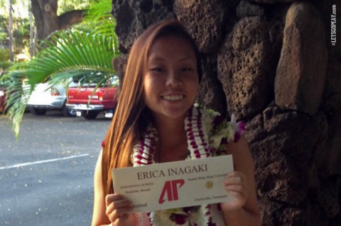 Erica Inagaki. (APSU Sports Information)