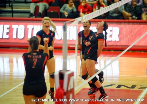 Austin Peay Women's Volleyball on four-match road trip.