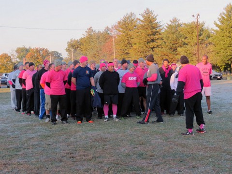 Fort Campbell's Red Knight Rakkasans Wear Pink