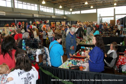 Handmade Holidays a Crafters Bazaar at the Wilma Rudolph Event Center.