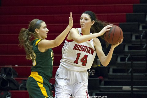 Rossview High School Lady Hawks defeats Gallatin 56-37.