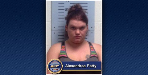 Alexandrea Petty arrested in Springfield Tennessee for Phone Card Scam.