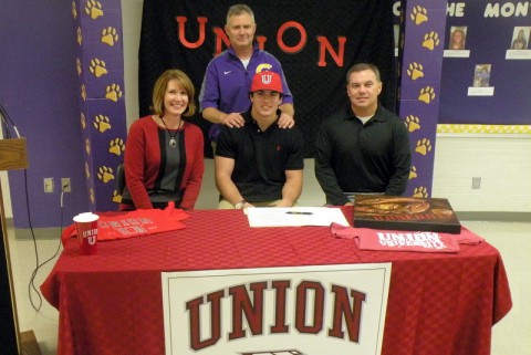 Brady Cook signs with Union University. (Jeff Williams-Clarksville Sports Network)