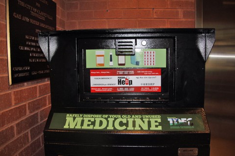 Clarksville Police Department Medication Drop Box