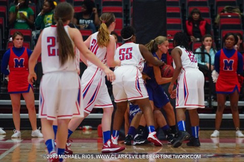 Montgomery Central Girl's Basketball defeats Northwest at Dover Tournament. (Michael Rios Clarksville Sports Network)