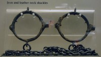 Neck shackles, circa 1840. (Collection of Tennessee State Museum)