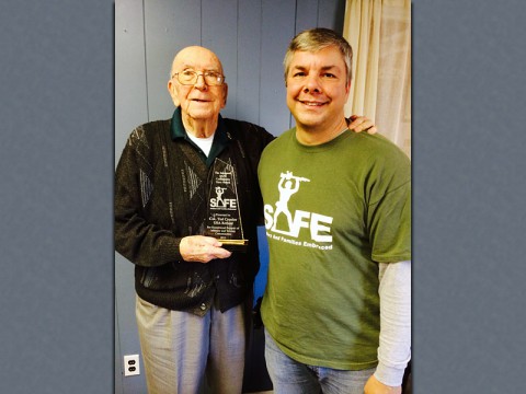 Ted Crozier receives SAFE Community Heroes Award