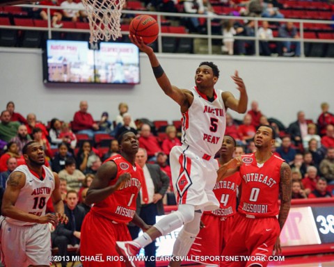 APSU's Chris Horton had 21 points and 12 rebounds against Southeast Missouri.