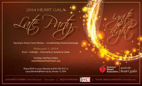 American Heart Association Heart Gala Late Party