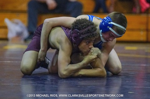 Clarksville High Wildcat wrestlers close out Senior Night with win over West Creek Coyotes