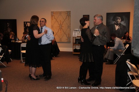 Couples dancing at the Calico Ball