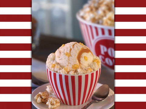 Baskin-Robbins January Flavor Of The Month: Movie Theater Popcorn. 