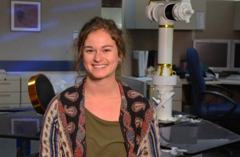 Bekah Sosland was an eighth-grade student in Fredericksburg, Texas, when NASA's Mars Exploration Rovers Spirit and Opportunity landed on Mars in January 2004. (NASA/JPL-Caltech)