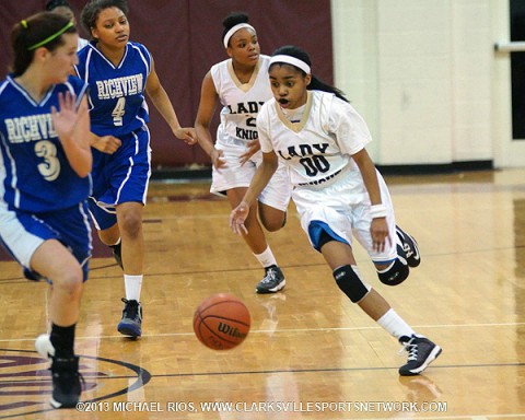 Richview girl's basketball wins over Kenwood in Middle School Championship.