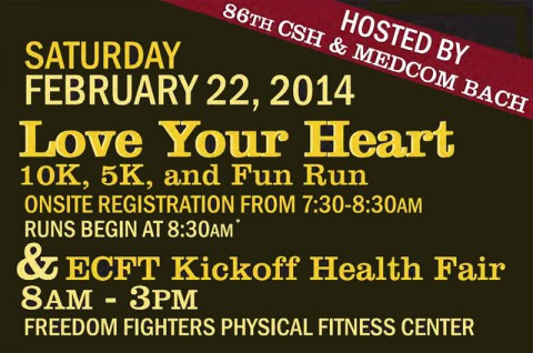 “Love Your Heart” Eagle Challenge Fitness Tour 2014 Event at Fort Campbell