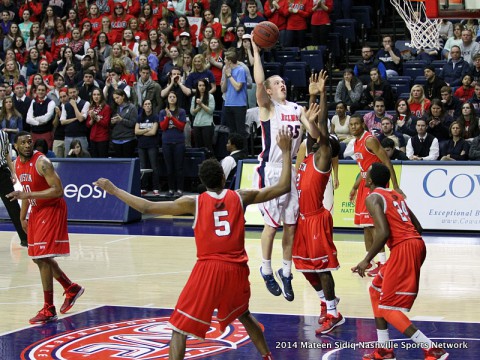 Belmont downs Austin Peay 93-68 in Nashville. (Mateen Sidiq Clarksville Sports Network)