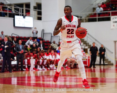 Austin Peay junior Damarius Smith is averaging 8.9 points per game and a conference-best 5.9 assists per game.