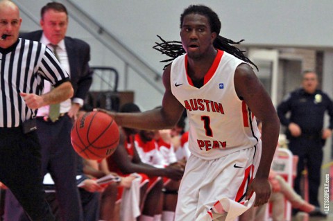 Austin Peay junior Fred Garmon had 13 points against Morehead State Wednesday night. (Brittney Sparn/APSU Sports Information)